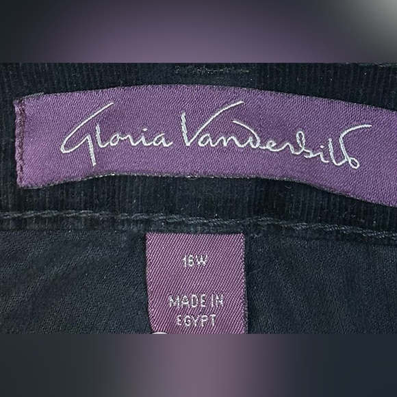 Gloria Vanderbilt Black Pants | Size 16W - Picture 3 of 4